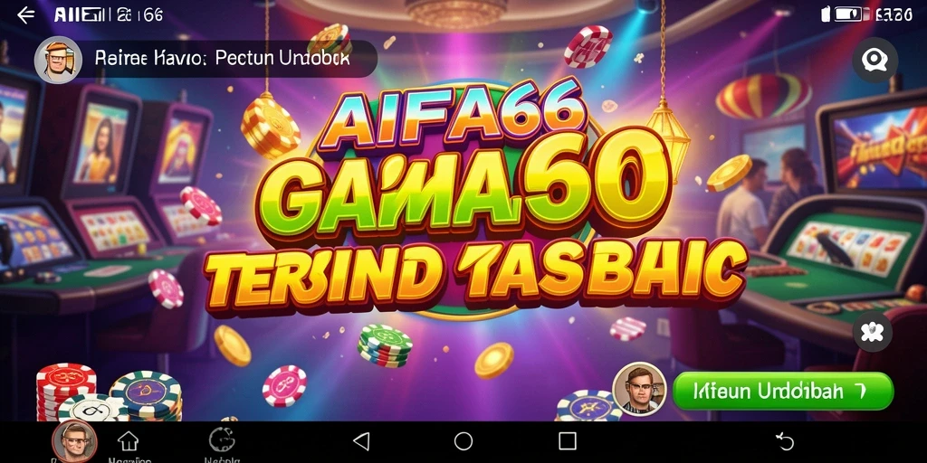 Screenshot AIFA66 menunjukkan gameplay Kasino yang menarik dan dinamis.