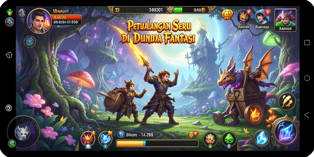 Gameplay seru dalam petualangan menegangkan BARU01.