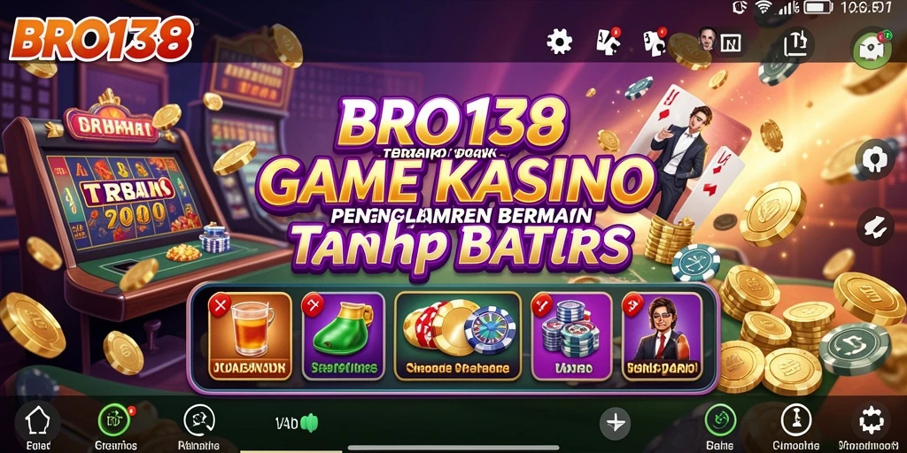Tampilan gameplay menarik dari BRO138 dengan suasana Kasino menawan.