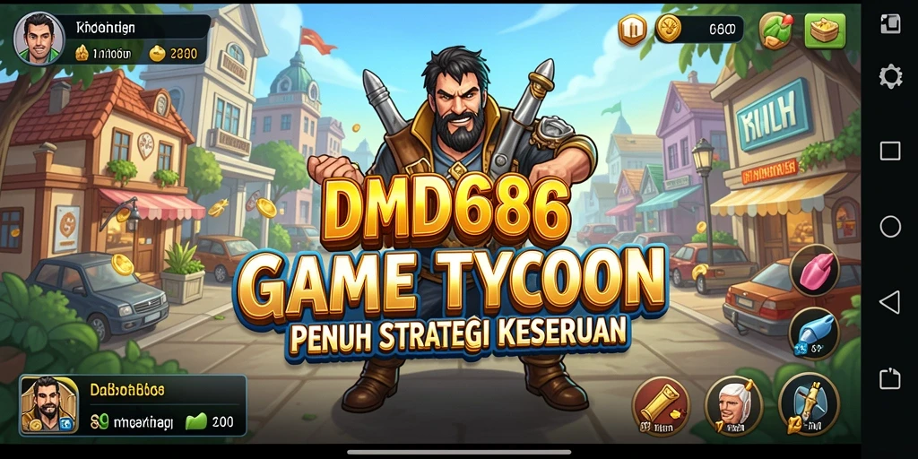 Tampilan gameplay DMD686 yang menegangkan dan menarik.