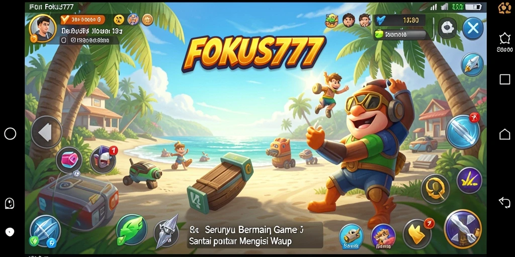 Tampilan gameplay FOKUS777 yang seru dan menyenangkan.