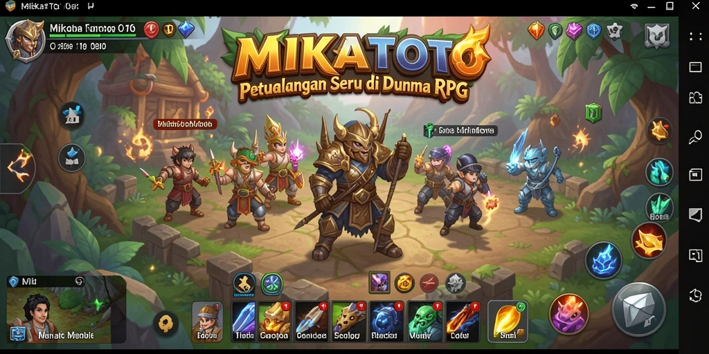 Tangkapan layar menampilkan aksi gameplay seru di MIKATOTO.
