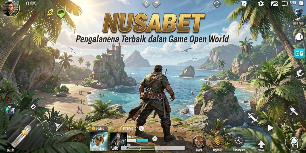 Tampilan gameplay seru di dunia Open World NUSABET.
