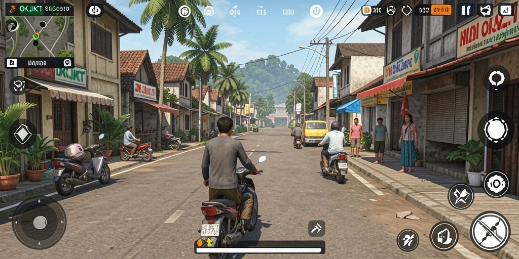 Tampilan gameplay OKJKT yang menawan dan interaktif.