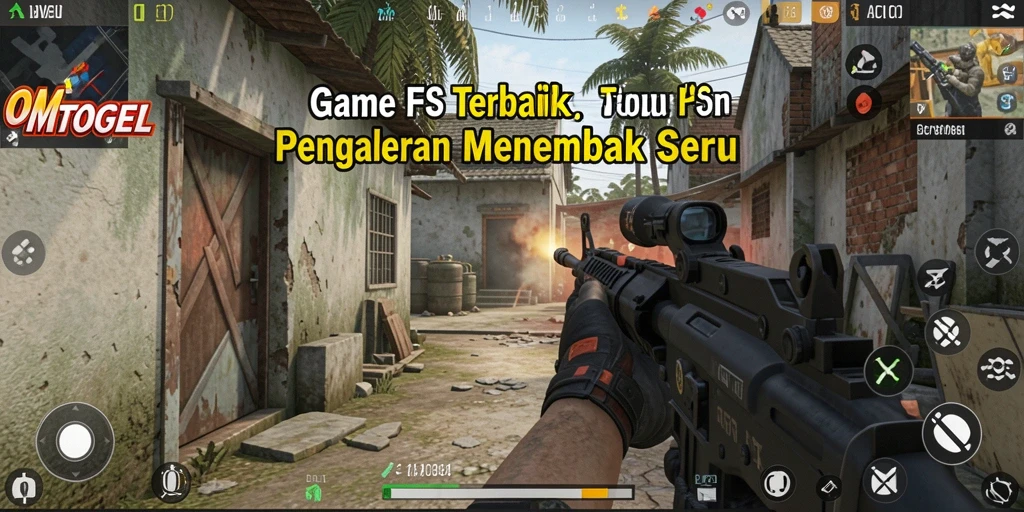 Tangkapan layar utama OMTOGEL menampilkan aksi menembak yang mendebarkan.