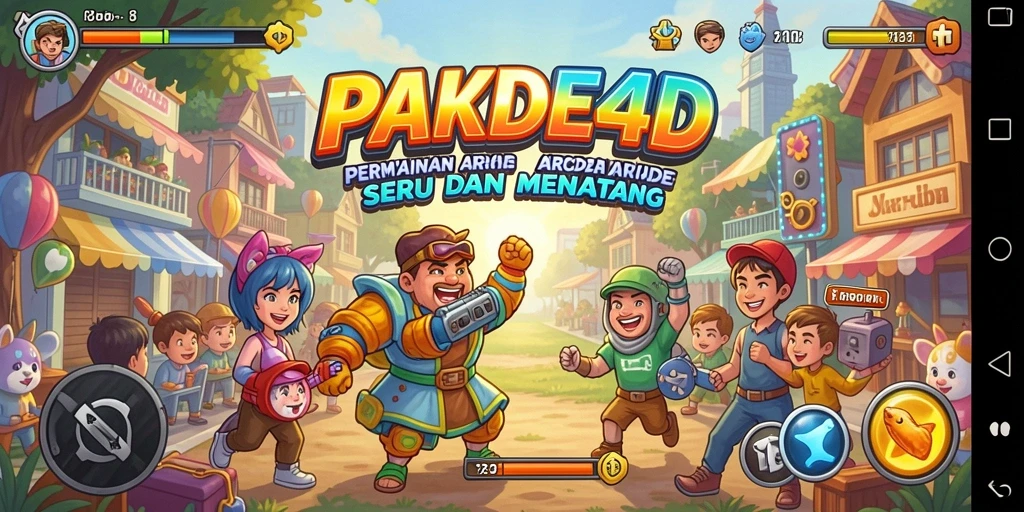 Tampilan gameplay PAKDE4D yang seru dan adiktif.