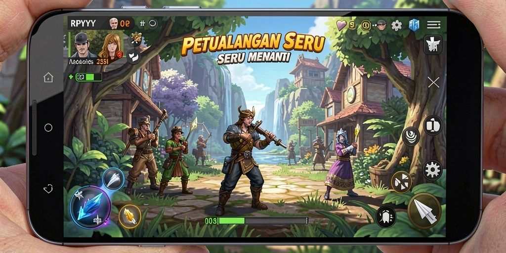 Screenshot menampilkan petualangan seru di dunia RPYYY.