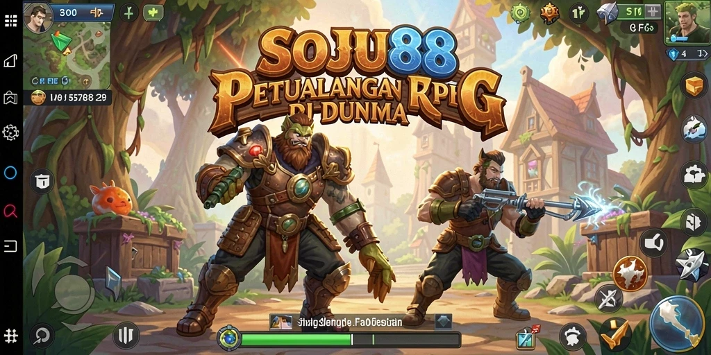 Gameplay SOJU88 menampilkan aksi seru dan karakter unik.