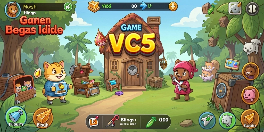 Tampilan gameplay VC5 yang menarik dalam genre Idle.