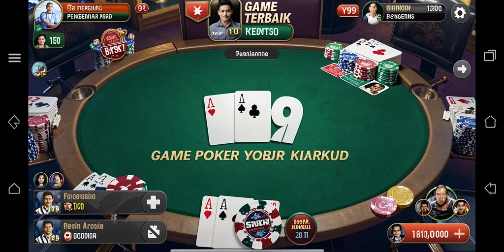 Gameplay seru Poker di Y89 dengan fitur menarik.